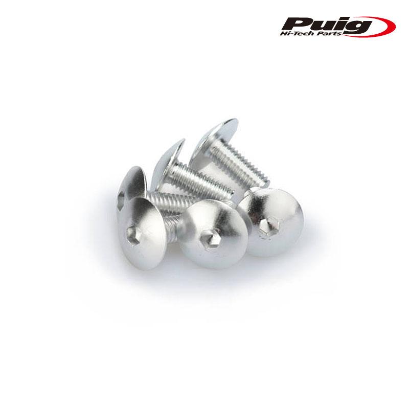 Puig（プーチ） Puig 0611P アルミ ボルト M6×15 (6本セット) [SILVER]汎用 ネジ : RAMBUTAN ...