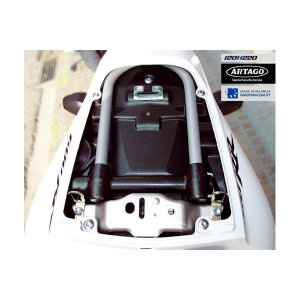 ARTAGO 120H220-I アルタゴ #120 鍛造モノブロック U字ロック 防犯 鍵 自転車 バイク Uロック 高強度 スチールロック 盗難防止