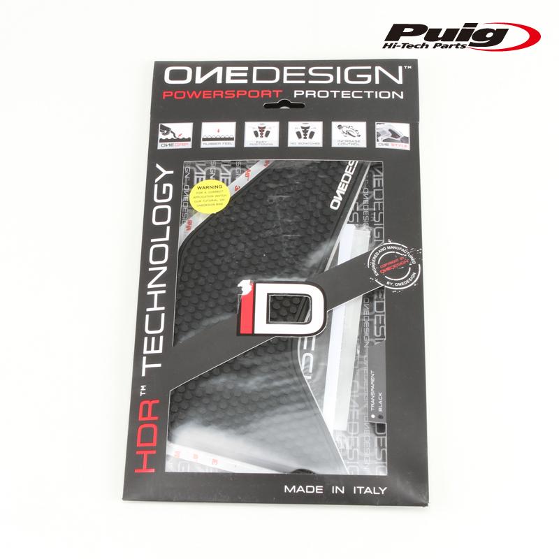Puig 20075N SPECIFIC SIDE TANK PADS [BLACK] HONDA CRF1000L AFRICA