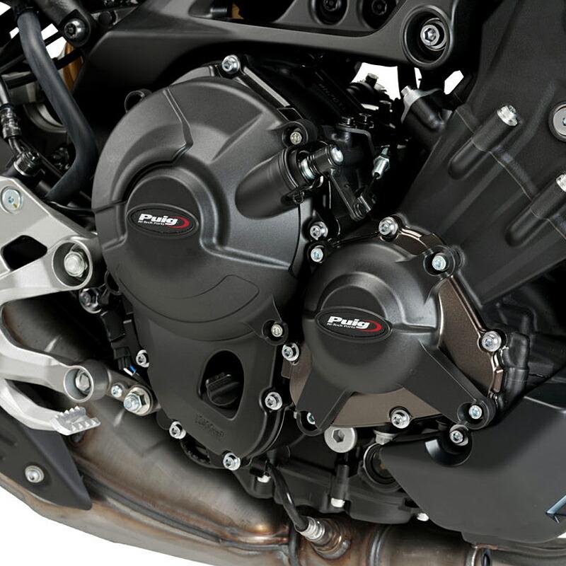 Puig（プーチ） Puig 20128N ENGINE PROTECTOR COVER [BLACK] YAMAHA