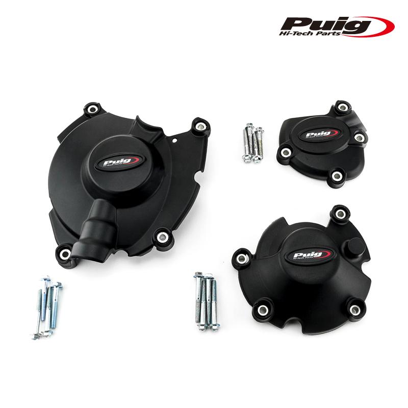 専用 Puig（プーチ） Puig 20142N ENGINE PROTECTOR COVER [BLACK] YAMAHA