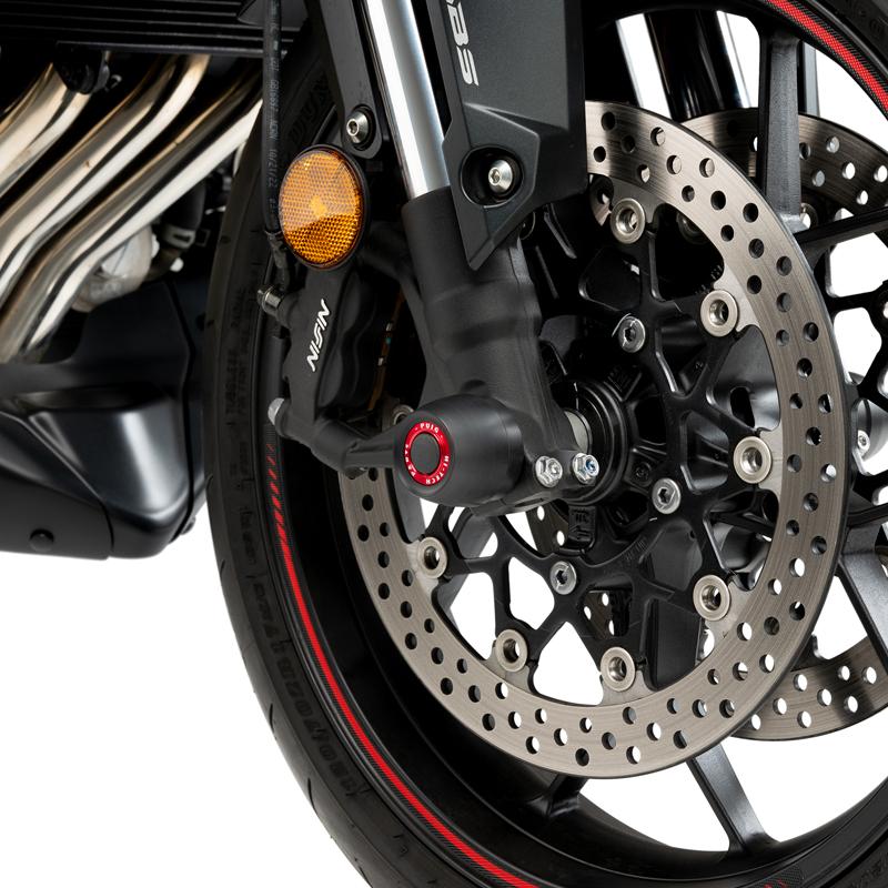 Puig Vorderachsregler PHB19 Für Honda CB650R – Nylon, 265 G, Schutz Für Gabel & Aufhängung