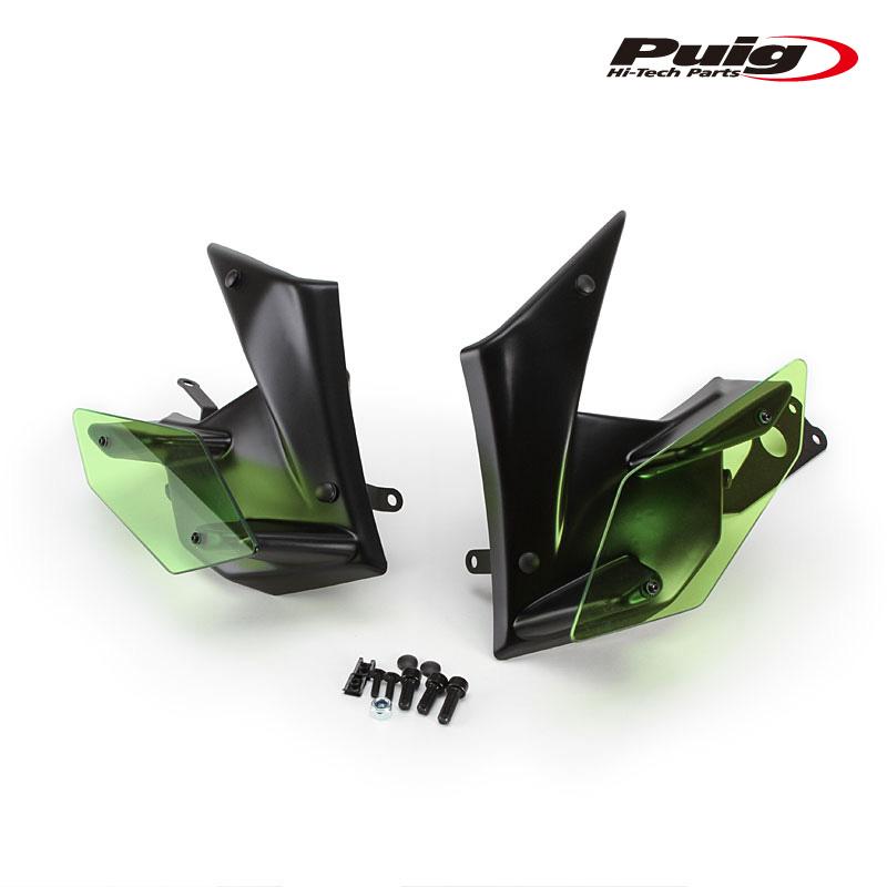 Puig（プーチ） Puig 20284V SIDE SPOILER WINGLET [GREEN] Kawasaki