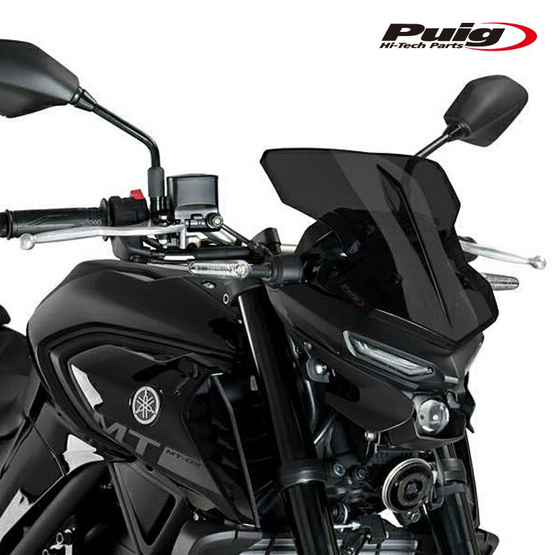 MT25 ヤマハ　スポーツスクリーン　2019年モデルまで対応 Puig（プーチ） Puig 20285F NEW GENERATION SPORT [DARK SMOKE