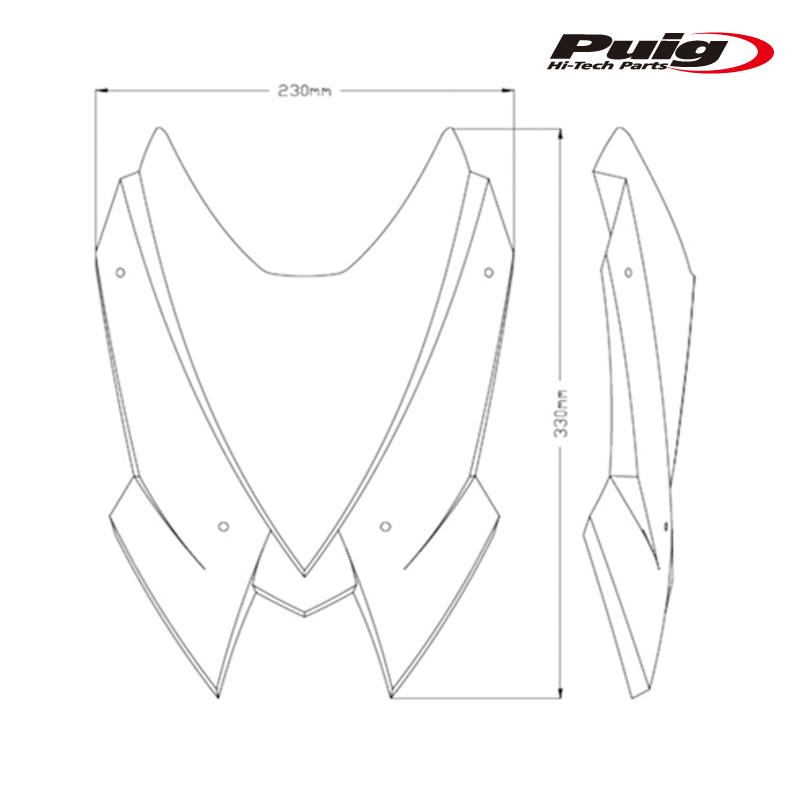 Puig（プーチ） Puig 20506W NEW GENERATION SPORT [CLEAR] Kawasaki Z