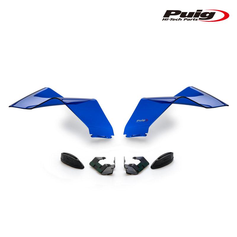 Puig R1用　ウイングレット　20-23 Puig（プーチ） Puig 20523A FRONTAL SPOILER GP [BLUE] YAMAHA YZF-R1
