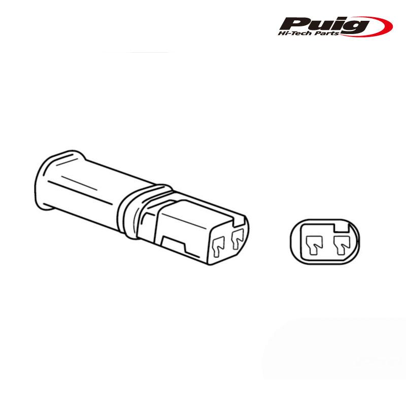 Puig 20546N TAIL LAMP CONNECTORS BMW用 ライセンスライト 純正