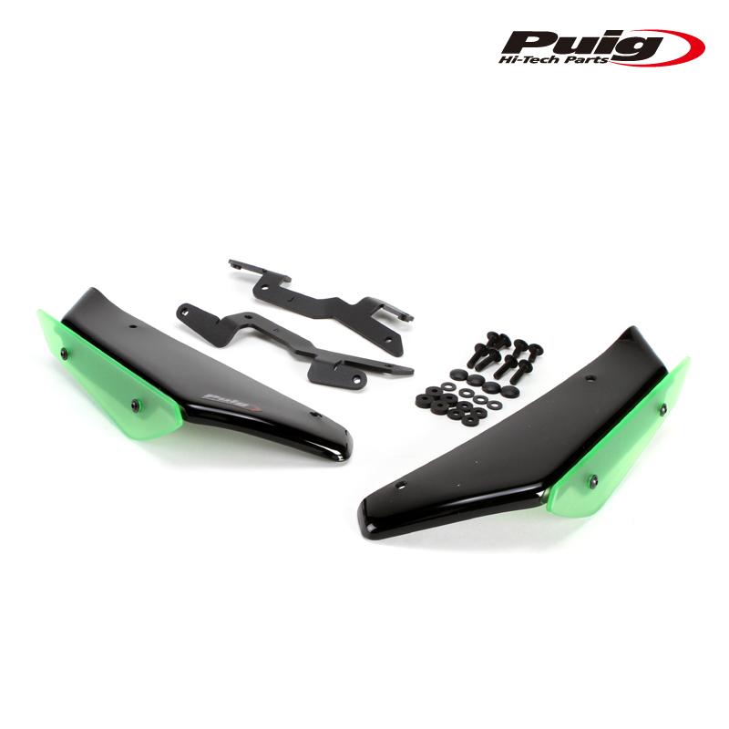 Puig（プーチ） Puig 20569V SIDE SPOILER WINGLET [GREEN] ZZR1400