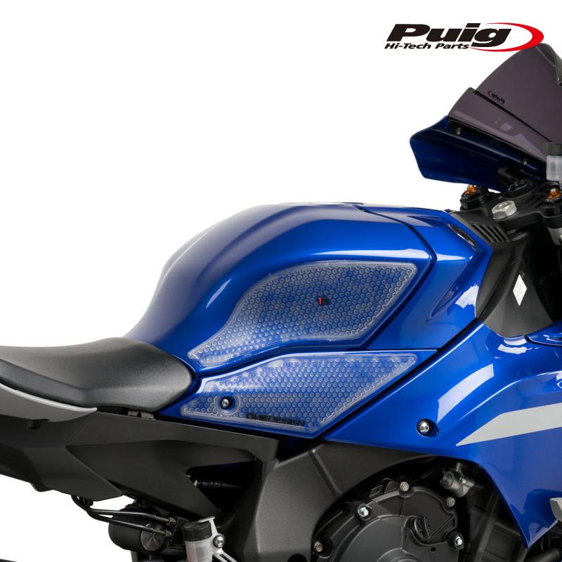 Puig 5632A TANK PADS FUTURE [汎用] SUZUKI [ BLUE ] プーチ タンクパッド Challenge Tank Protector - Puig Hi-Tech Parts