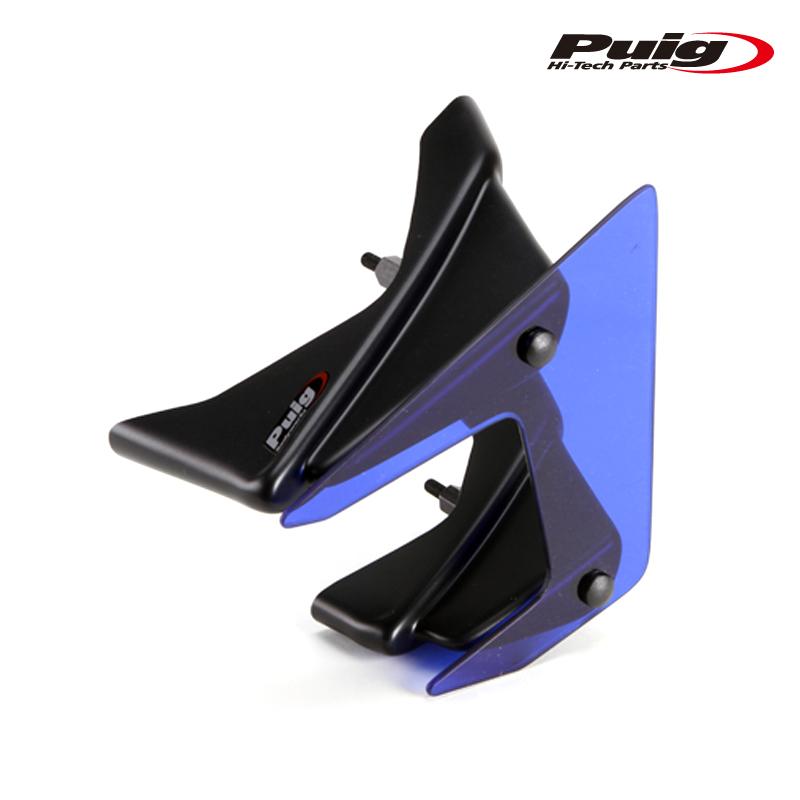 Puig 20621A SIDE SPOILER WINGLET [BLUE] YAMAHA MT-07 (21-23) プーチ サイドスポイラー ウイングレット ダウンフォース