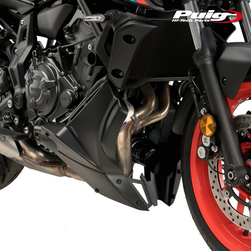 Puig（プーチ） Puig 20624J ENGINE SPOILER [MATT BLACK] YAMAHA MT