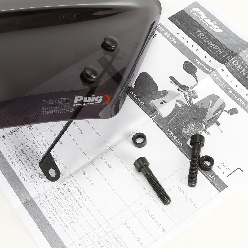 Puig（プーチ） Puig 20638F NEW GENERATION WINDSHIELD SPORT [DARK