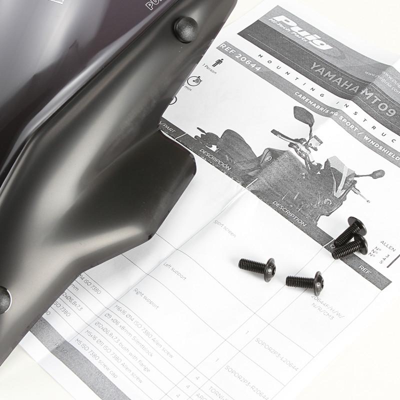 Puig 20644F NEW GENERATION SPORT [DARK SMOKE] YAMAHA MT-09 (21-23