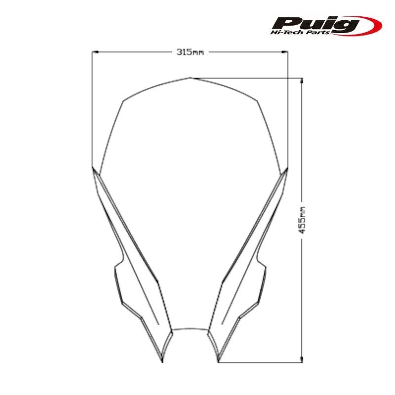 Puig（プーチ） Puig 20645H NEW GENERATION TOURING [SMOKE] YAMAHA