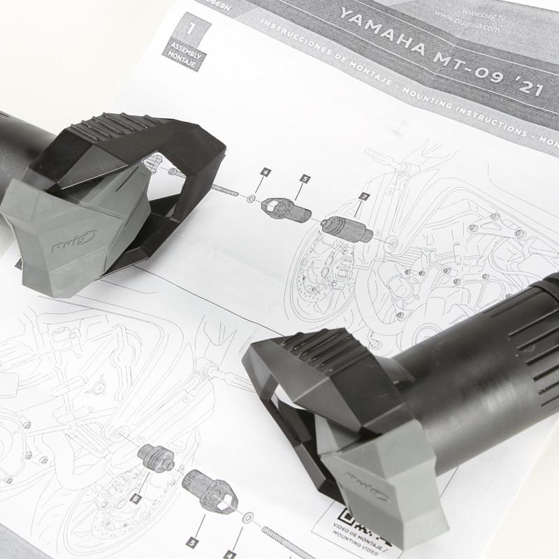 Puig（プーチ） Puig 20669N FRAME SLIDERS [R19] YAMAHA MT-09 (21-25