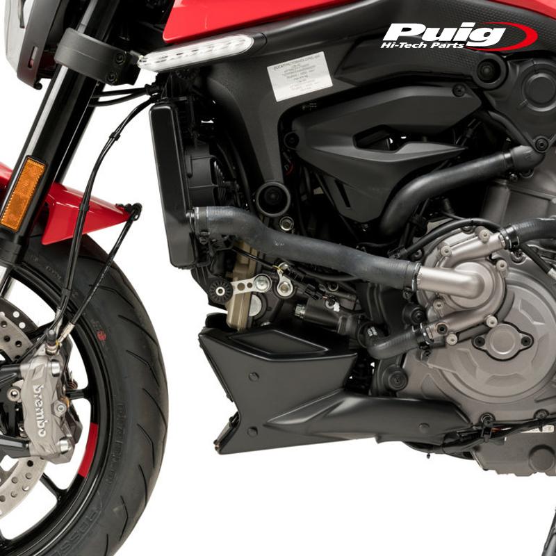 Puig（プーチ） Puig 20714J ENGINE SPOILER [MATT BLACK] DUCATI
