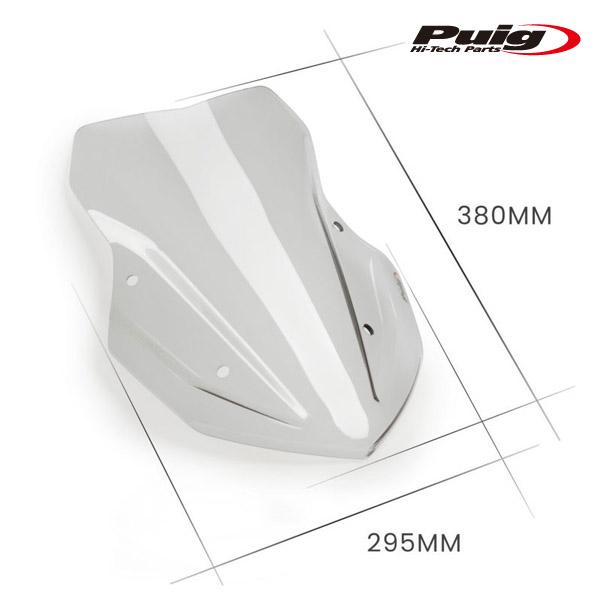 Puig 20773W RACING SCREEN [CLEAR] HONDA NC750X/DCT (21-25) プーチ