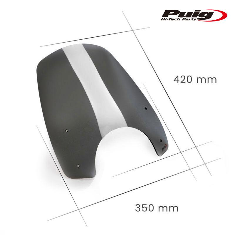 Puig 20820F NEW GENERATION TOURING [DARK SMOKE] HONDA CMX1100 REBEL (21-25) CMX 1100 REBEL DCT (21-25) プーチ スクリーン カウル_5