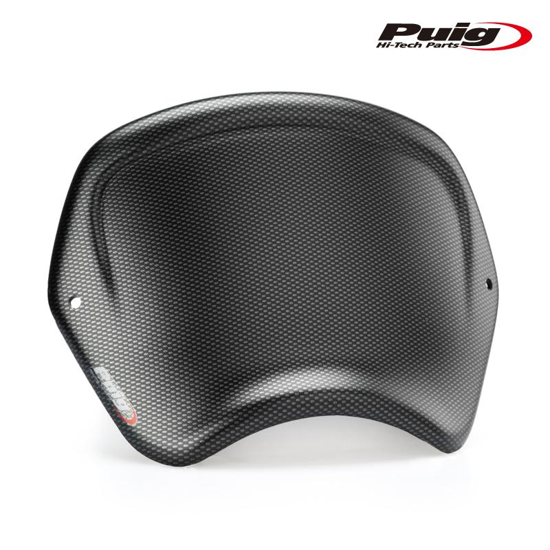 Puig 20821C FRONT PLATE ABS [CARBON LOOK] HONDA CMX 1100 REBEL (21-26) プーチ フロントパネル ゼッケンプレート_1