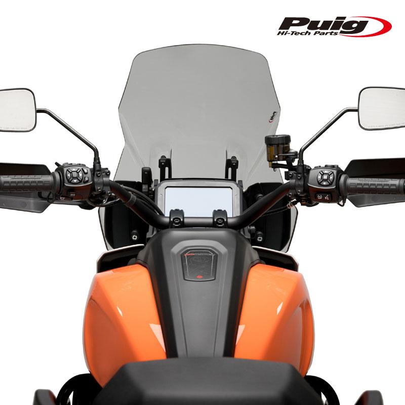 Puig 20840H Tourenscheibe Getönt - Windschutz Für Motorrad | 4mm Acryl, TÜV Geprüft