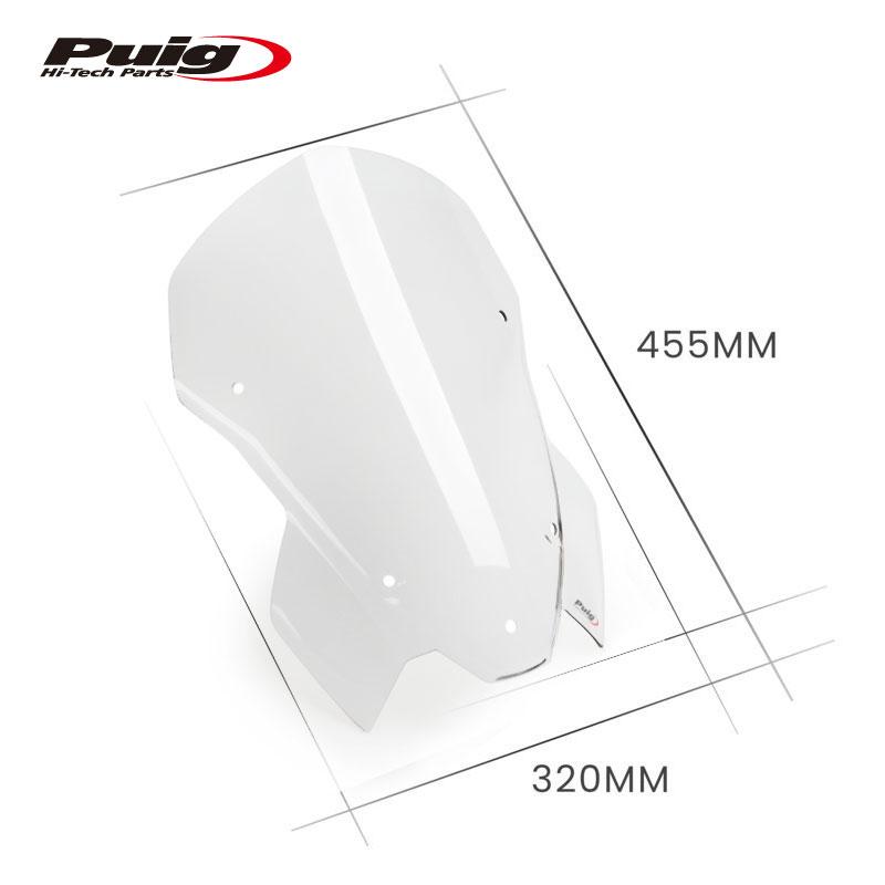 Puig 20889W NEW GENERATION TOURING [CLEAR] ステー無し BMW S1000R (21-24) M1000R (23-24) プーチ スクリーン カウル