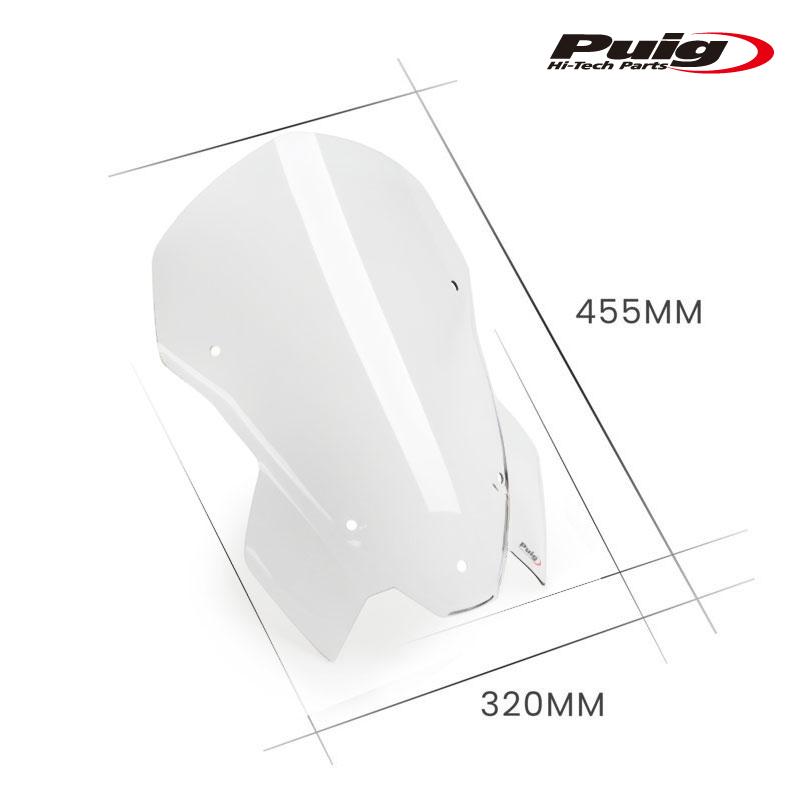Puig 20889W NEW GENERATION TOURING [CLEAR] ステー無し BMW S1000R (21-24) M1000R (23-24) プーチ スクリーン カウル