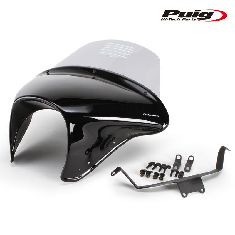 Puig 21064H BATWING SML WINDSHIELD TOURING [SMOKE] HONDA CMX 500 REBEL (20-25) プーチ ウインドシールド バットウイング_1