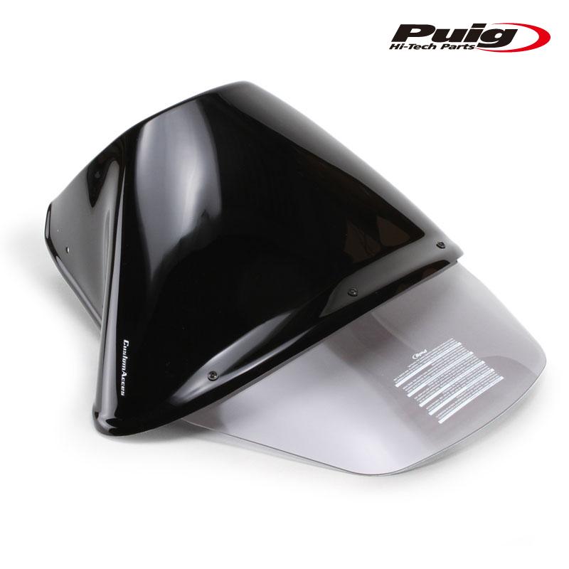 Puig 21064H BATWING SML WINDSHIELD TOURING [SMOKE] HONDA CMX 500 REBEL (20-25) プーチ ウインドシールド バットウイング_2