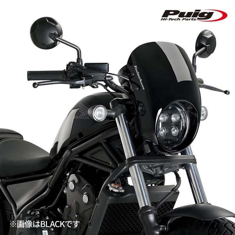その他 mat Puig（プーチ） Puig 21088J SEMIFARINGS ANARCHY [MATT BLACK] HONDA