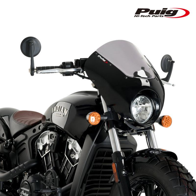 Puig（プーチ） Puig 21107H SEMIFAIRING DARK NIGHT [SMOKE] INDIAN