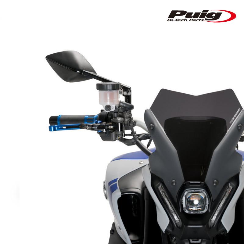 Puig 21124-25N MIRROR TOP TECH I [BLACK] プーチ 汎用タイプ ミラー_1