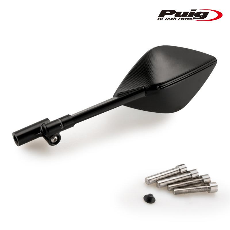 Puig 21124-25N MIRROR TOP TECH I [BLACK] プーチ 汎用タイプ ミラー_3