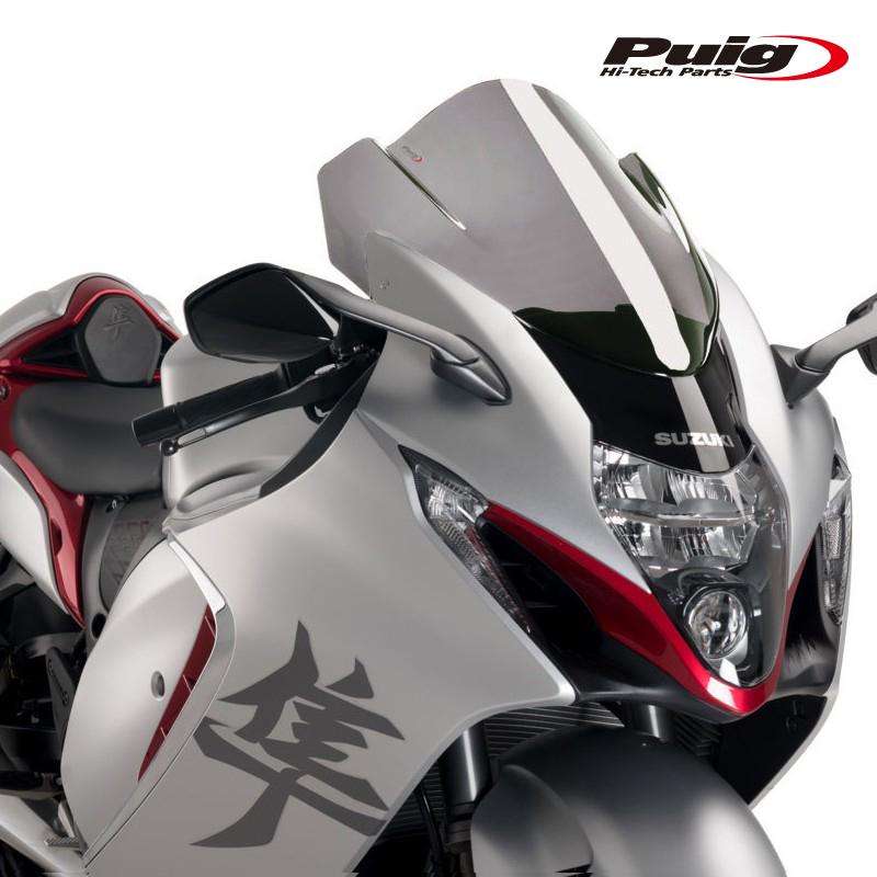 スズキ プーチ Puig レーシングスクリーン GSX1300R 隼 Puig 21138H RACING-SCREEN [SMOKE] SUZUKI GSX1300R HAYABUSA