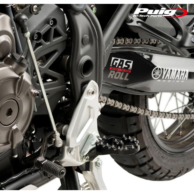 Puig 21203N FOOT PEGS オフロード [BLACK] TENERE 700 (2123) プーチ フットペグ