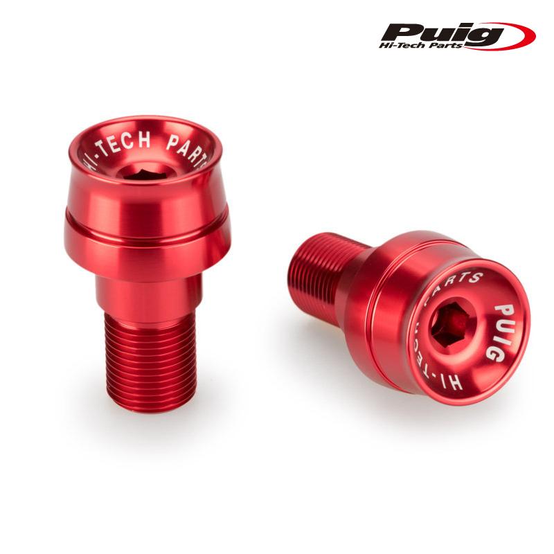D型ハンドル 2個セット ステンレス製 Puig（プーチ） Puig 21292R SPEED BAR END [RED] APRILIA TUONO V4