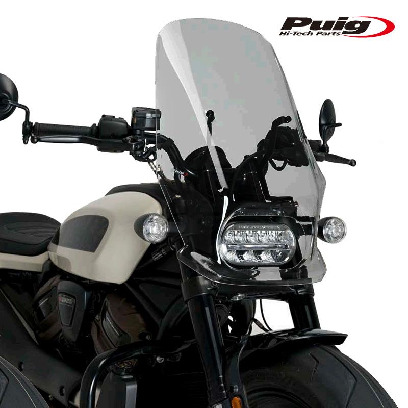 Puig 21322H NEW GENERATION TOURING [SMOKE] Harley Davidson