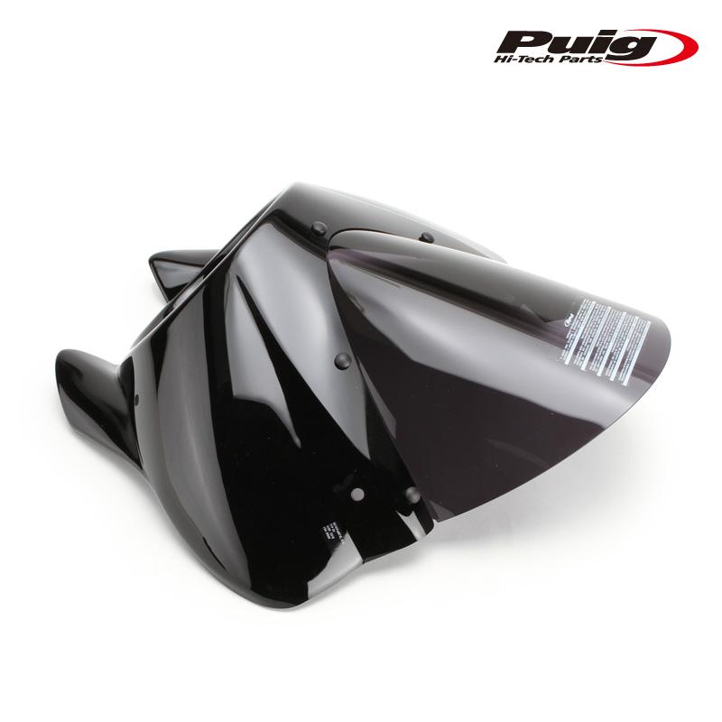 Puig 21332F SEMIFARINGS MIRAGE TOURING Gloss Black [DARK SMOKE] Harley Davidson SOFTAIL STREET BOB FXBB (21-23) プーチ セミフェアリング_4