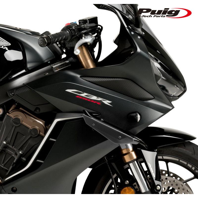 puig HONDA CBR650R '21〜 カウルサイドカバー Puig（プーチ） Puig 21333N SIDE SPOILER WINGLET [BLACK] HONDA
