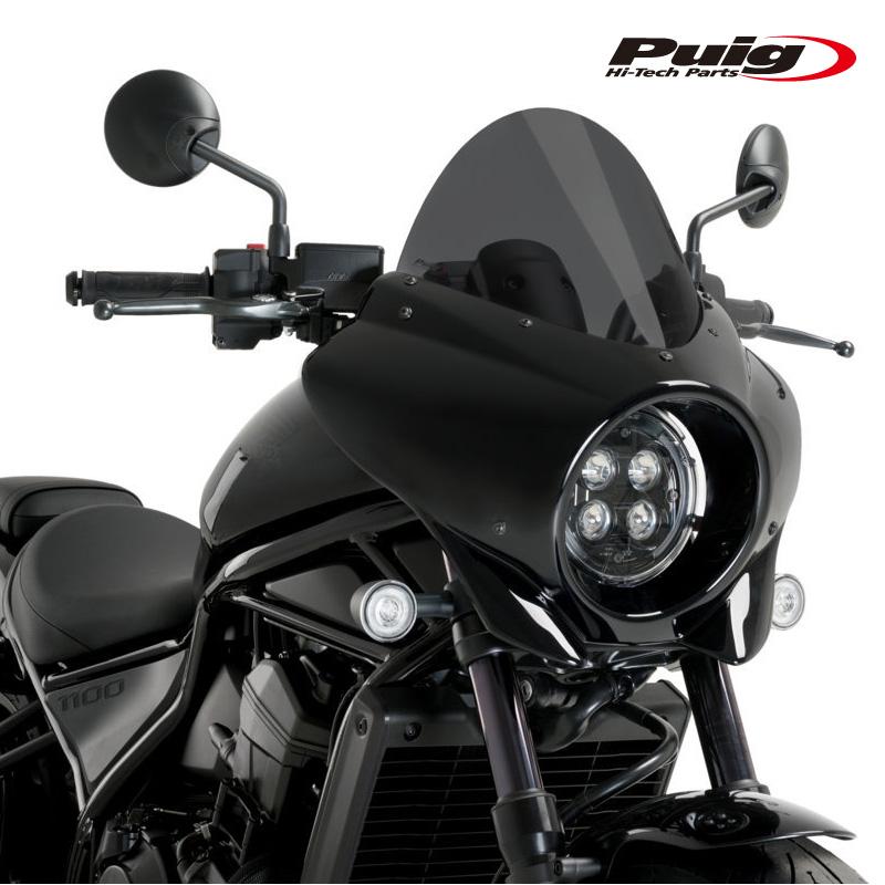 Puig（プーチ） Puig 21461F SEMIFARINGS MIRAGE TOURING Gloss Black