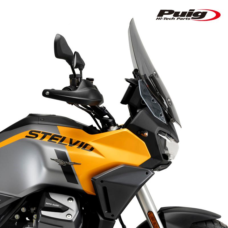 Puig 21484H TOURING SCREEN [SMOKE] MOTO GUZZI V100 MANDELLO (23-25) プーチ ツ−リングスクリーン