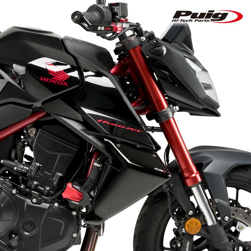 レーシングシート 黒/赤折りたたみ式 Puig（プーチ） Puig 21533N NAKED SIDE SPOILERS [BLACK] HONDA CB750