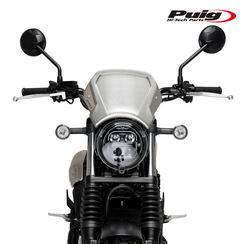 Puig（プーチ） Puig 21636P ALUMINIUM FRONTAL PLATE[SILVER] HONDA