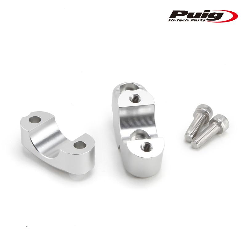 Puig 21751P PULLBACK RISERS [SILVER] UP25mm BACK16mm Φ29mm 汎用 プーチ プルバックライザー_6