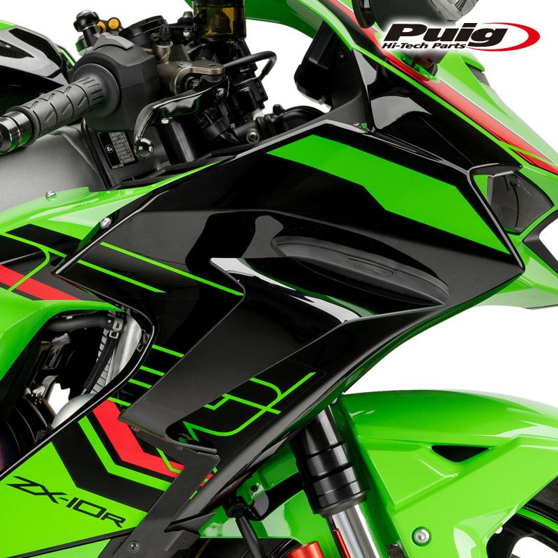 Puig 21782N SIDE SPOILER WINGLET [BLACK] Kawasaki ZX10R (2124) ZX