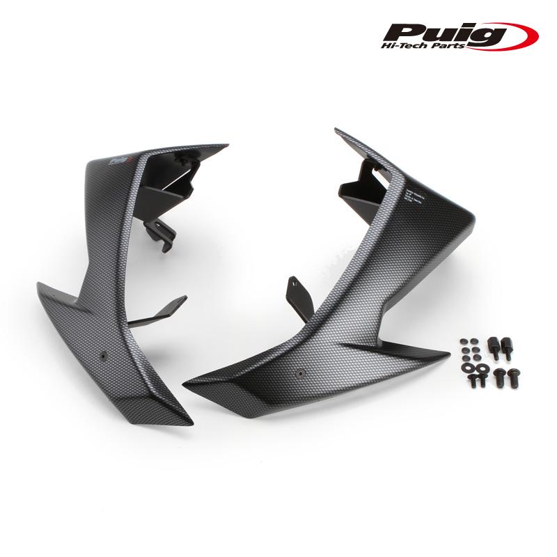 TOPOR 限定295部のうち289 Puig（プーチ） Puig 21783C DOWNFORCE NAKED SIDE SPOILERS [CARBON