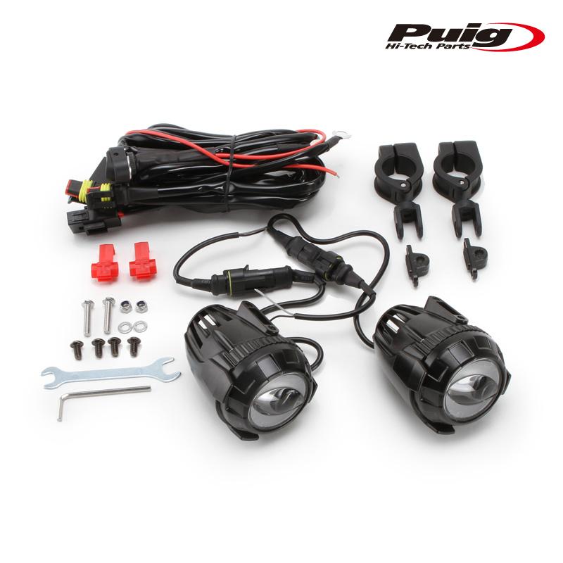 Puig 21786N BEAM 3.0 AUXILIARY LIGHTS [BLACK] 汎用プーチ フォグランプ 3.0 LEDライト_1