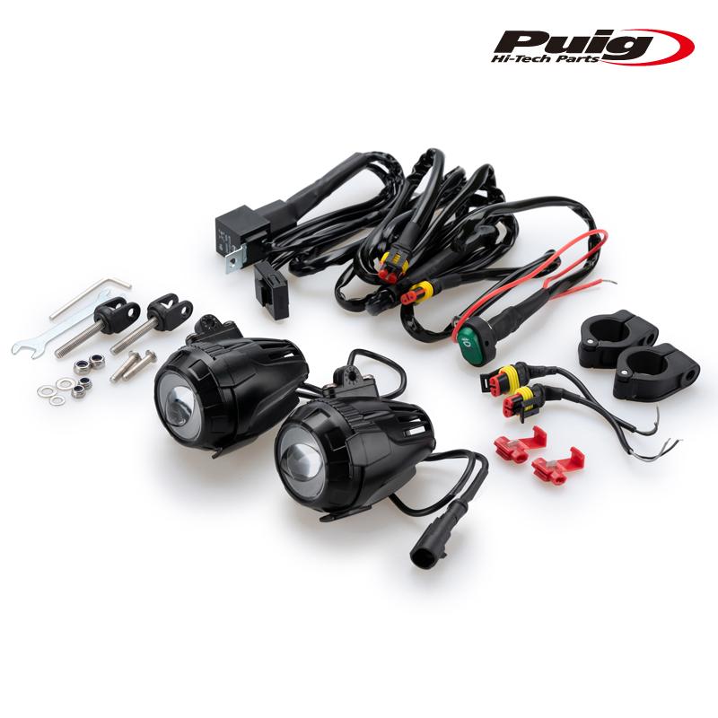 Puig 21786N BEAM 3.0 AUXILIARY LIGHTS [BLACK] 汎用プーチ フォグランプ 3.0 LEDライト_8