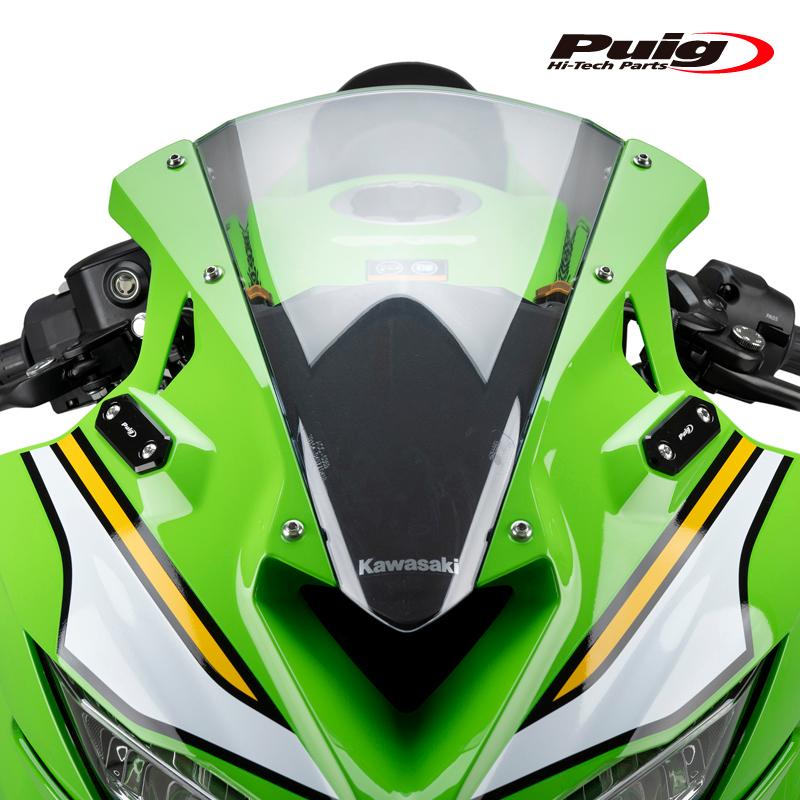 Puig（プーチ） Puig 21798N REARVIEW MIRRORS CAPS [BLACK] Kawasaki