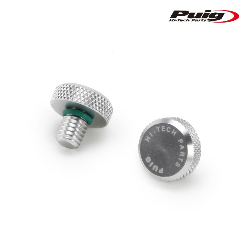 Puig（プーチ） Puig 21803P MIRROR HOLE SCREW PLUG [SILVER] 汎用