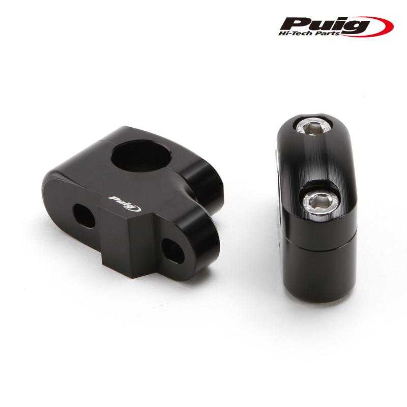 Puig（プーチ） Puig 21811N PULLBACK RISERS [BLACK] UP20mm BACK16mm